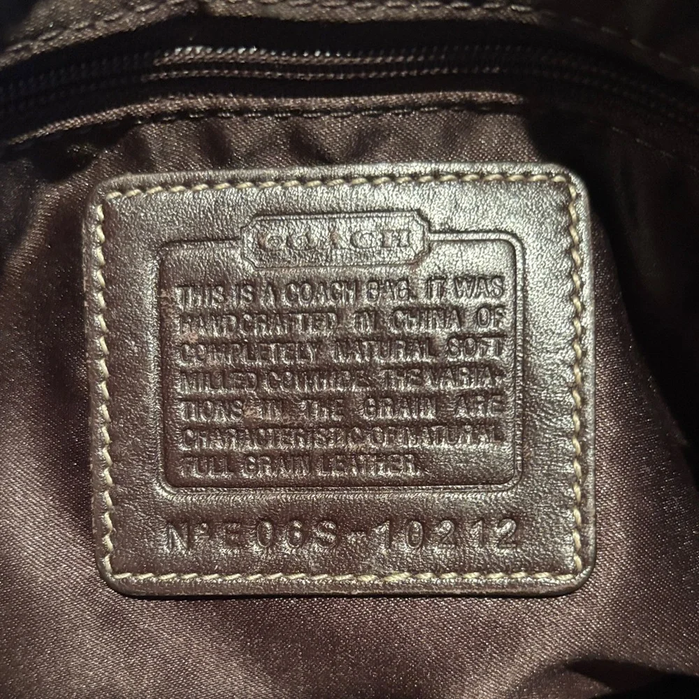 Vintage Coach 2006 Hamptons Leather Satchel - Picture 13 of 16